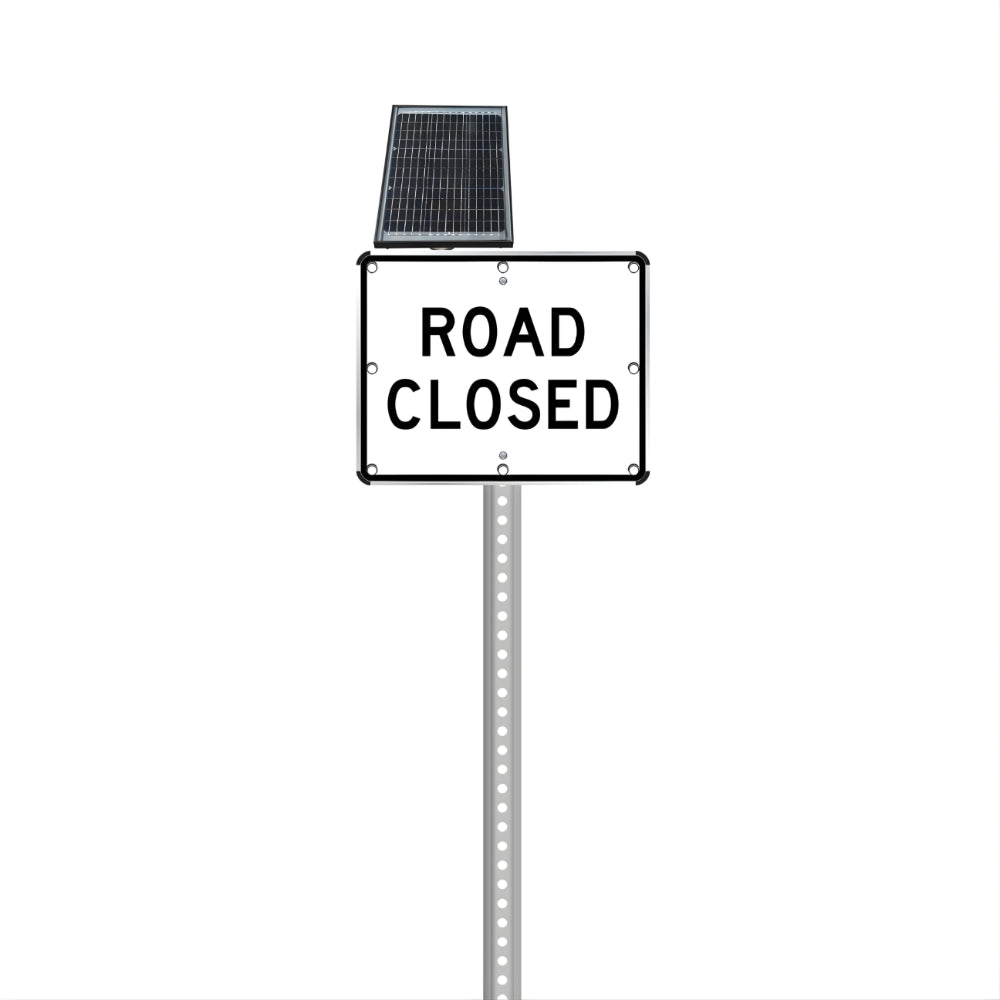 Stop-Lite R11-2 Solar LED Road Closed Sign | All Security Equipment