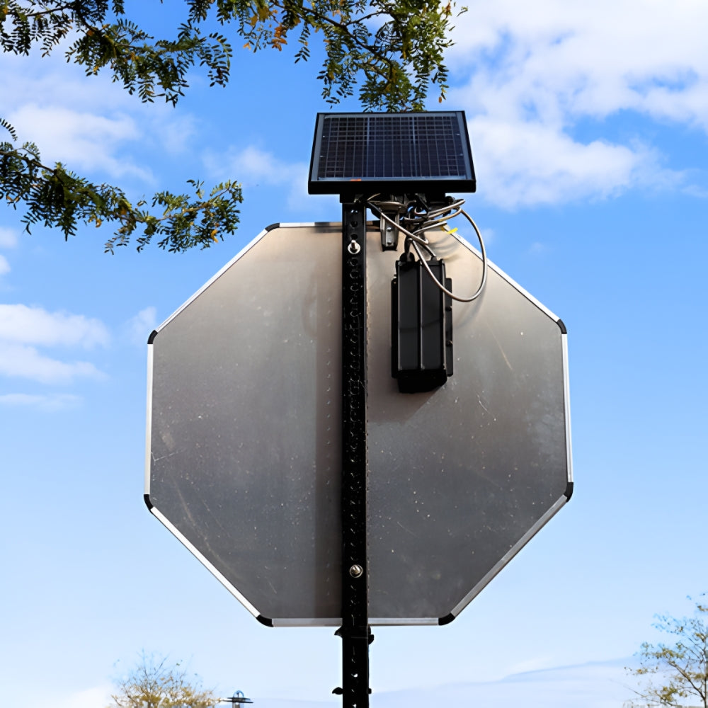 Stop-Lite R5-1 Solar LED Do Not Enter Sign | All Security Equipment