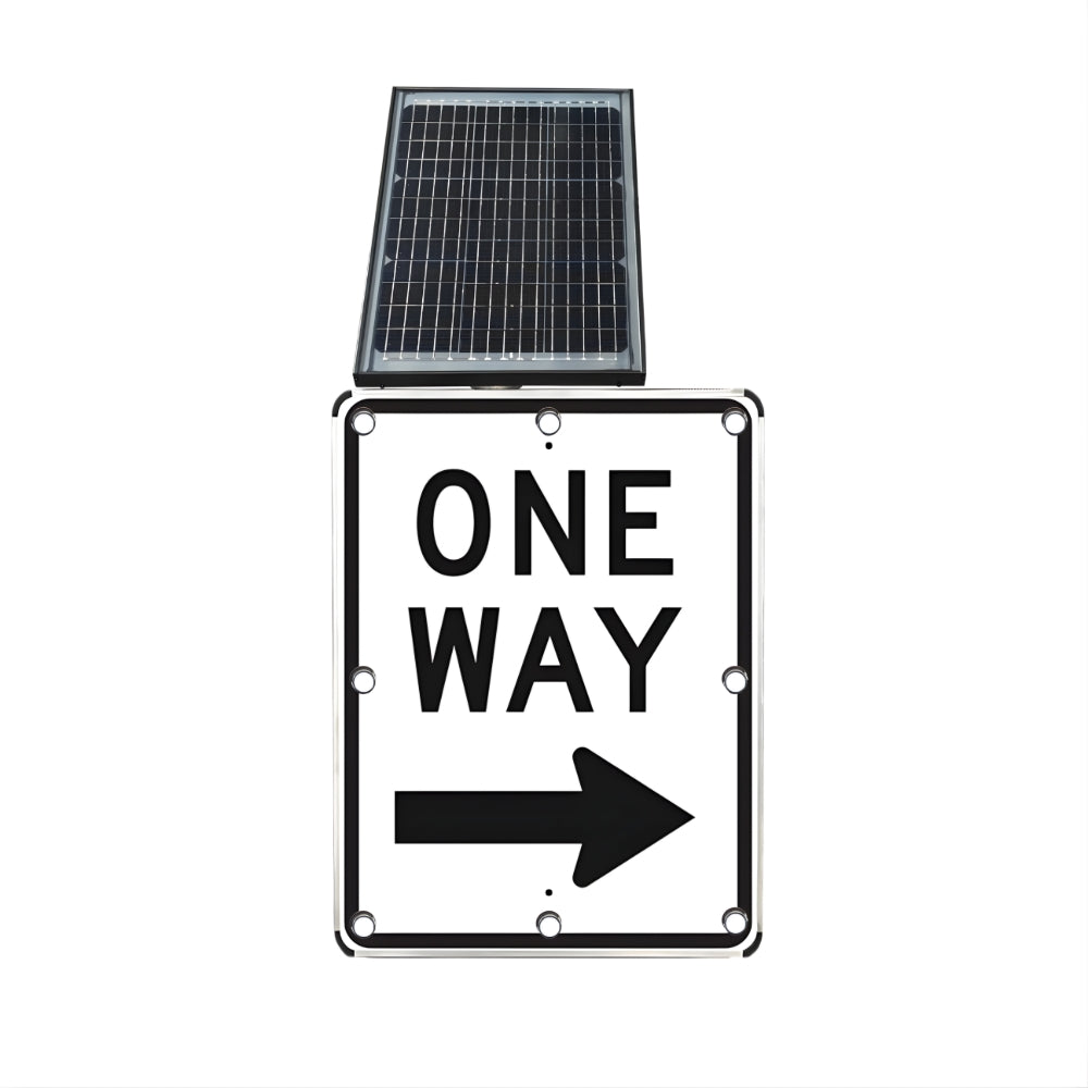 Stop-Lite R6-2R Solar LED One-Way Right Sign | All Security Equipment