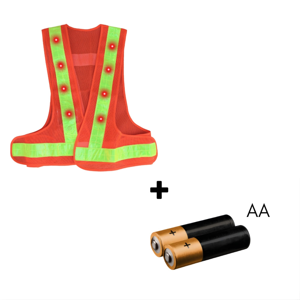 Stop-Lite VE-11C00 Crossing Guard LED Safety Vest | All Security Equipment