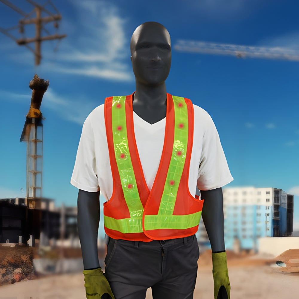 Stop-Lite VE-11C00 Crossing Guard LED Safety Vest | All Security Equipment