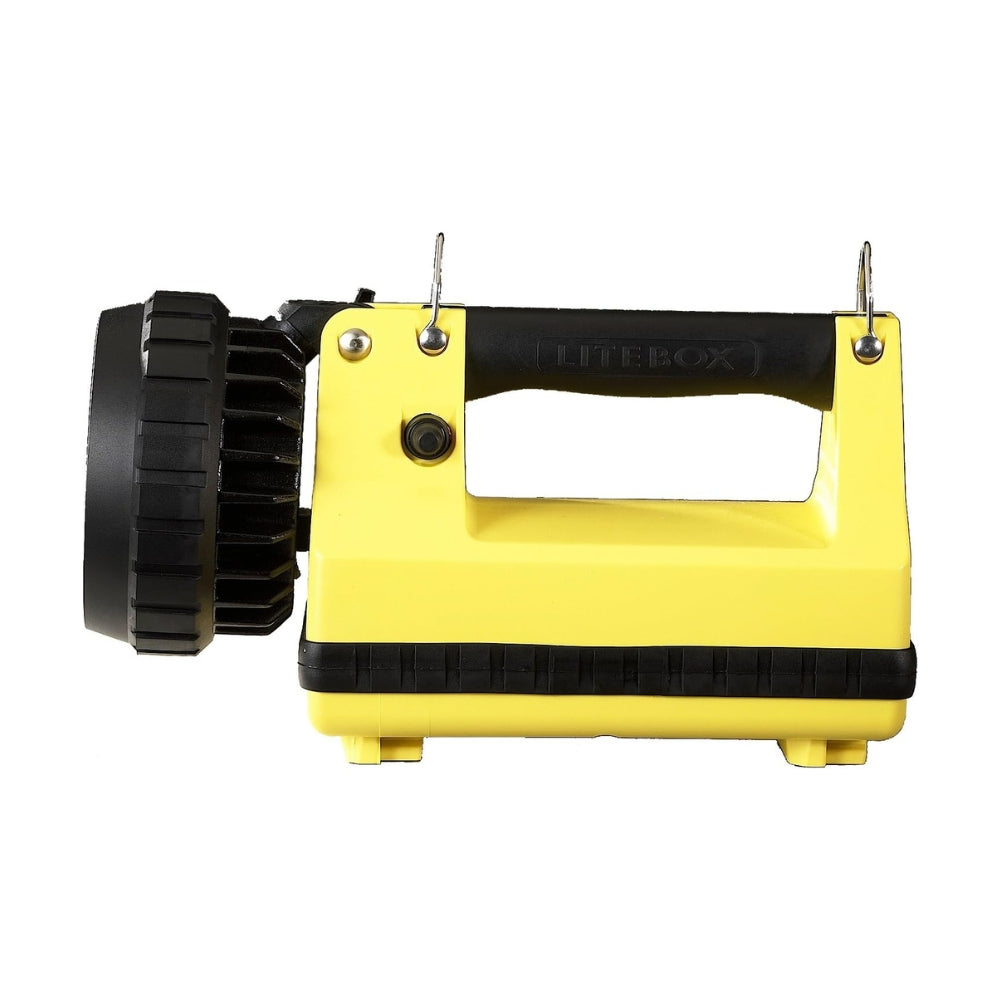 Streamlight E-Flood® LiteBox® Rechargeable Lantern System 120V with AC/DC Charger (Yellow)