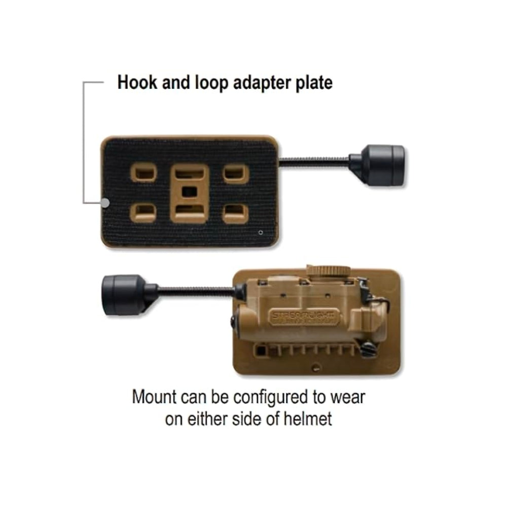 Streamlight Sidewinder Stalk® Arc Rail Mount and Assembly Light- Clam (Coyote) | All Security Equipment