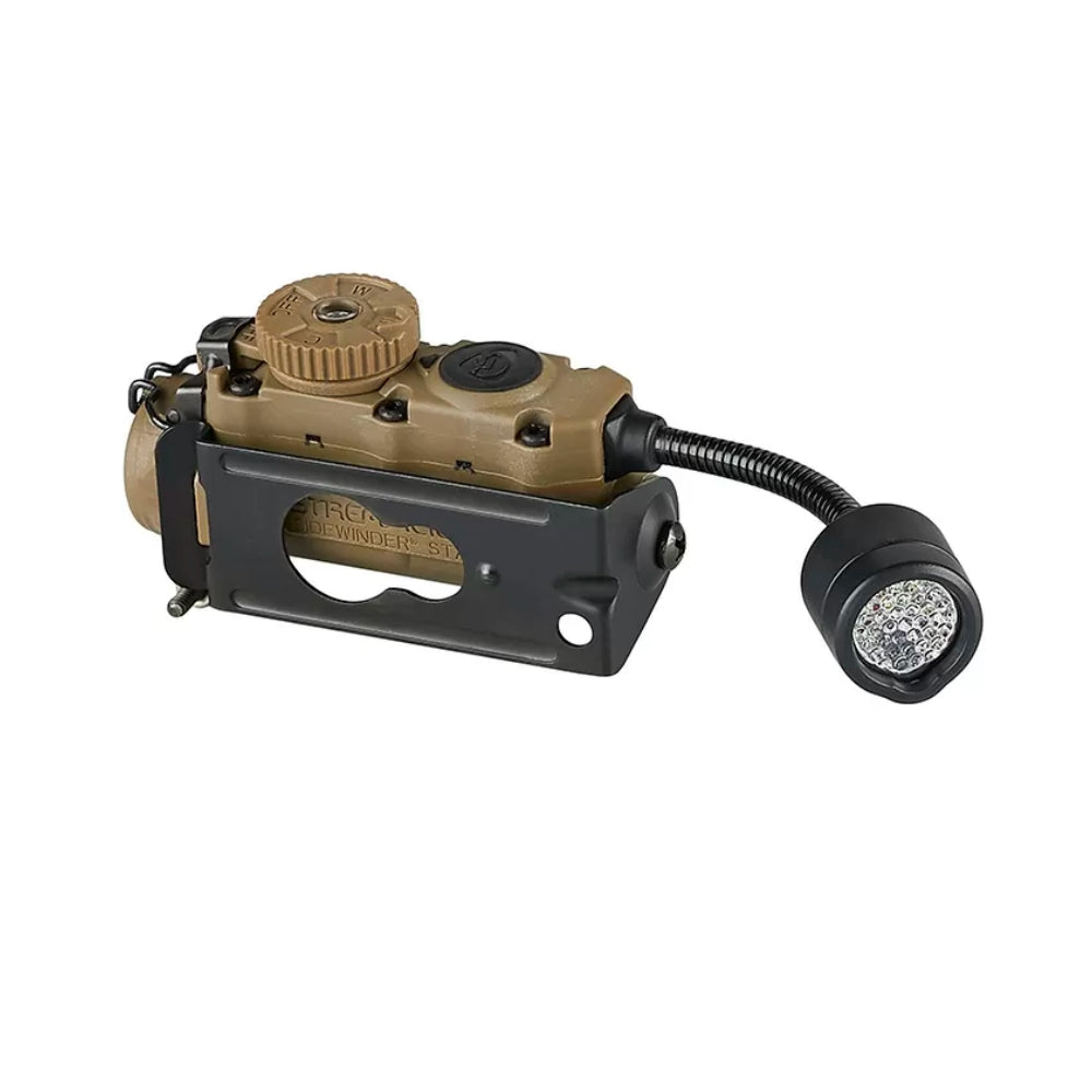 sidewinder streamlight flashlight Streamlight Sidewinder Stalk® E-Mount Helmet Light with Clip- Mailer (Coyote)