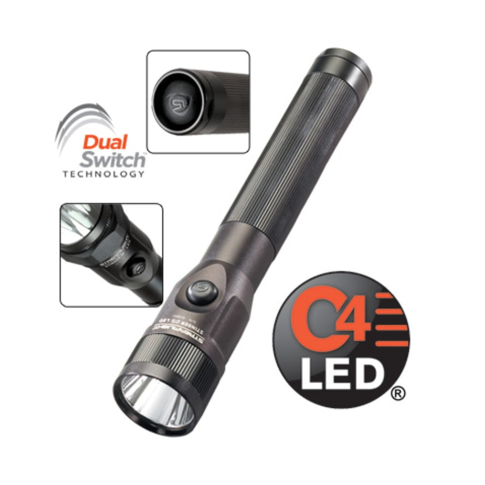 Streamlight Stinger DS® C4 LED Flashlight with AC Charger (Black) | All Security Equipment