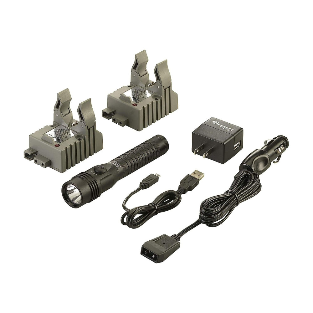 streamlight strion flashlight charger 74778 LED HL 615-Lumen Rechargeable Flashlight, Black The Streamlight Strion Piggyback charger doubles your runtime by charging a spare battery simultaneously so you can keep on working Streamlight Strion Charger