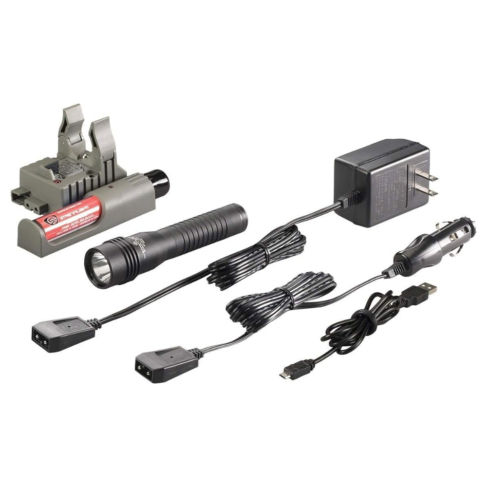 Streamlight Strion LED HL® 615-Lumen Rechargeable Flashlight with Piggyback Charger (Black)