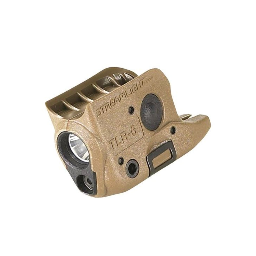 Streamlight TLR-6® Tactical Gun Light with White LED and Red Laser for GLOCK® 42/43 (Flat Dark Earth) | All Security Equipment
