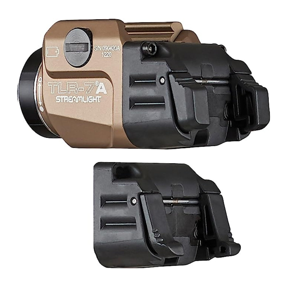 streamlight gun flashlight Streamlight TLR-7®A Flex Gun Light with High and Low Switch, Battery and Key Kit (Flat Dark Earth)