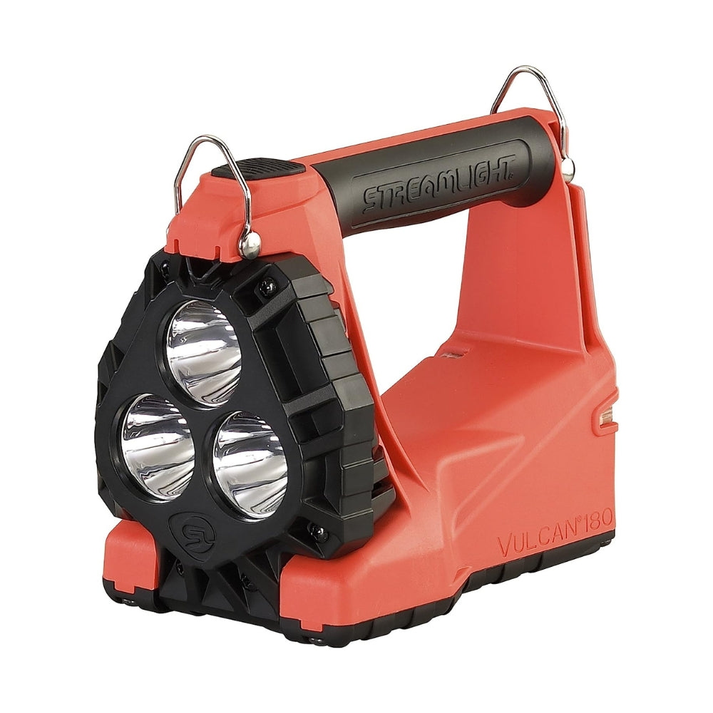 vulcan streamlight flashlight Streamlight Vulcan® 180 Vehicle Mount System Lantern with 12V DC Direct Wire Rack (Orange)