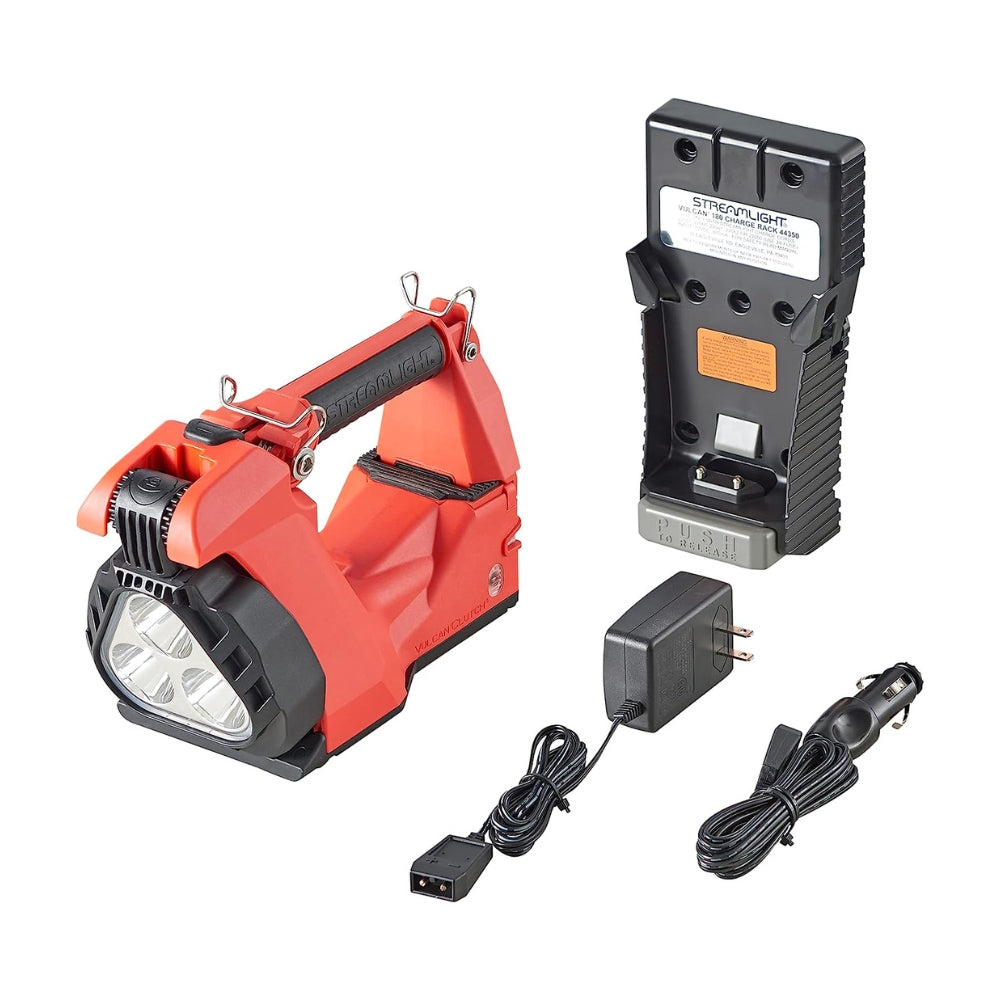Streamlight Vulcan Clutch® Rechargeable Lantern with AC/DC Charger and Quick Release Strap (Orange)