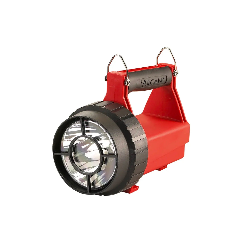 streamlight vulcan led flashlight Streamlight Vulcan® LED ATEX Vehicle Mount System Lantern with 12V DC Direct Wire Rack (Orange)