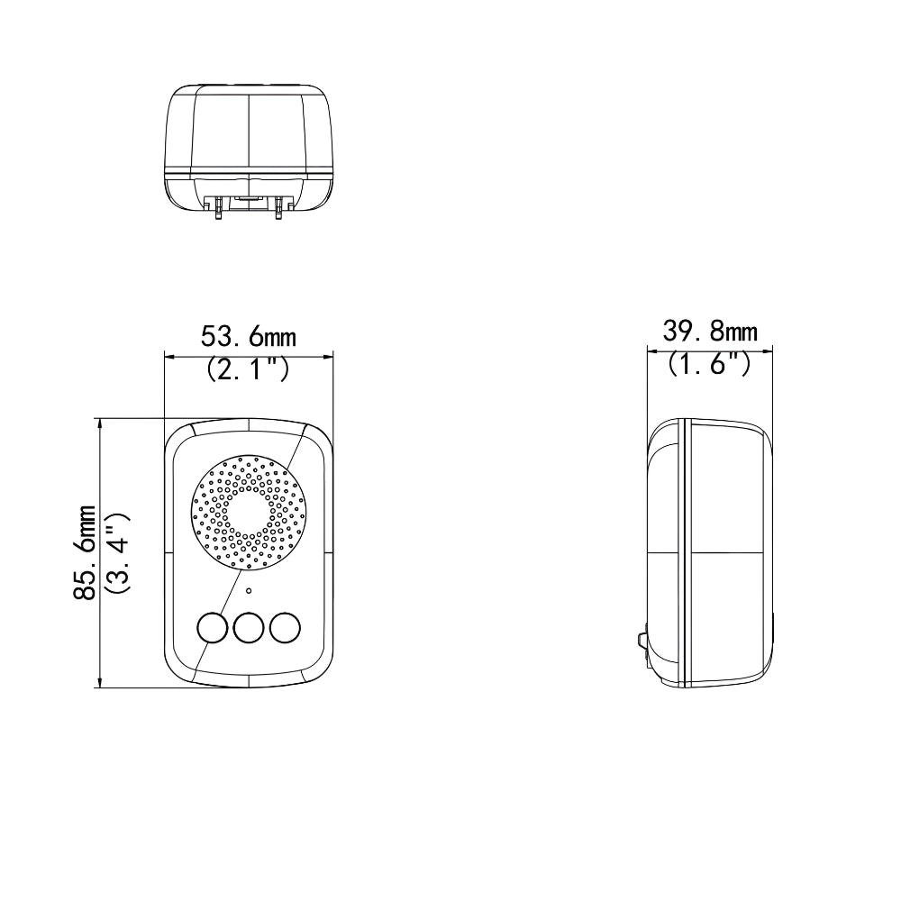 UNV ED-R1 433 Doorbell Chime | All Security Equipment