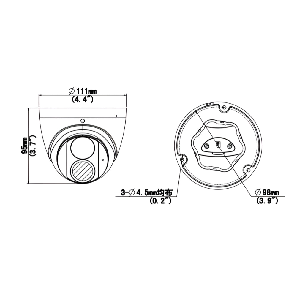 UNV IPC3618SR-ADF28KM-H 8MP WDR Fixed IR Eyeball Network Camera (2.8mm Focal) | All Security Equipment