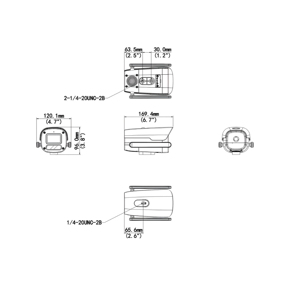 UNV IPC2A14LP-ADF40KC-4G-US 4MP 4G Fixed Bullet Network Camera | All Security Equipment
