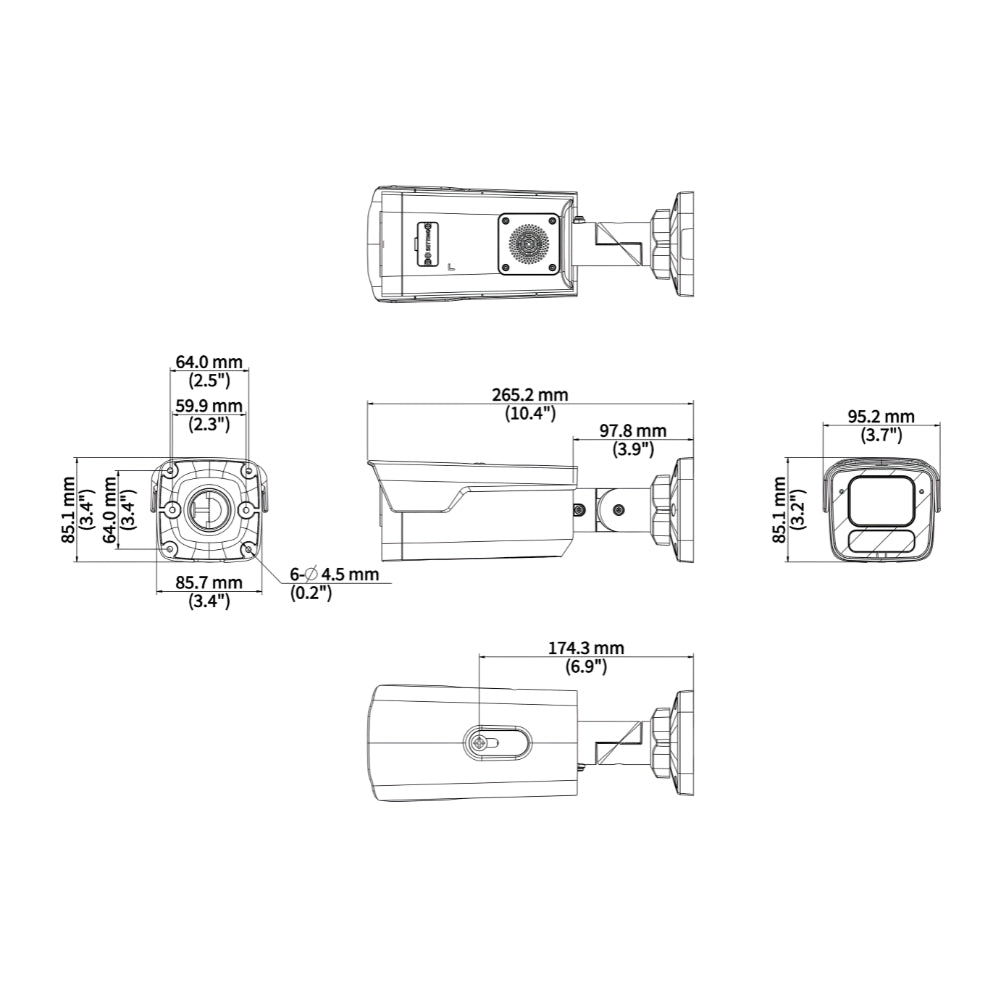 UNV IPC2B18SE-ADZKMC-WP-I1 8MP Tri-Guard VF Bullet Network Camera | All Security Equipment