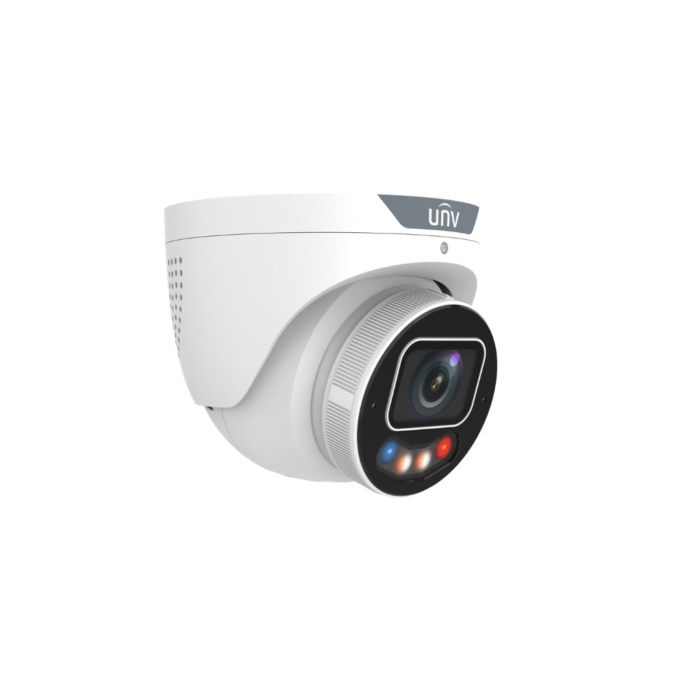 UNV IPC3638SE-ADF28KMC-WP-I1 8MP TriGuard Eyeball Warning Network Camera (2.8mm Focal) | All Security Equipment