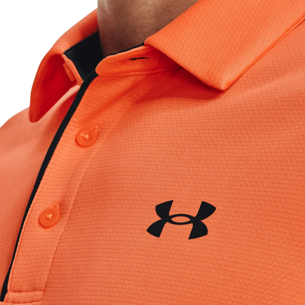 Under Armour Men's Tech Polo (Orange Blast) | All Security Equipment