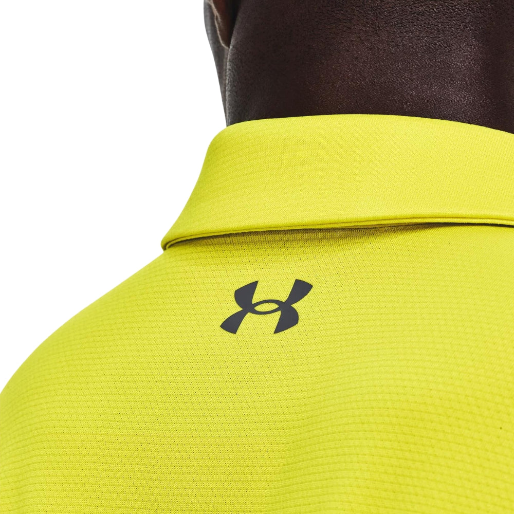 Under Armour Men's Tech Polo (Starfruit/Gray) | All Security Equipment