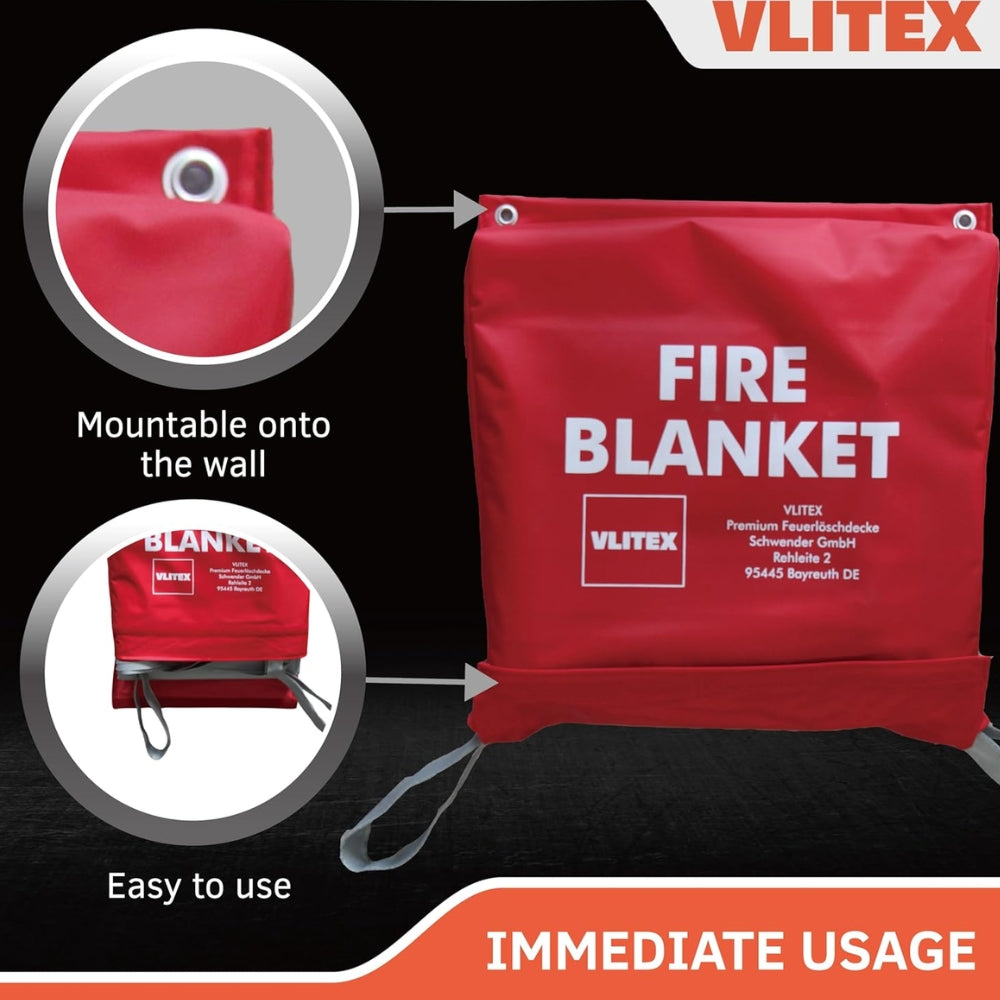 VLITEX 200353 Standard Fire Blanket (8.20' x 9.84') | All Security Equipment