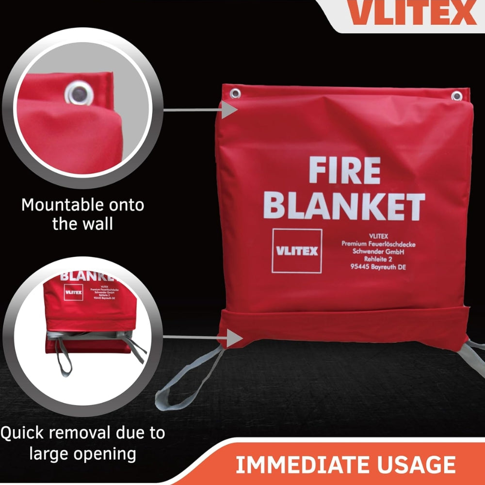 VLITEX 200354 Standard Fire blanket (9.84' x 13.12') | All Security Equipment