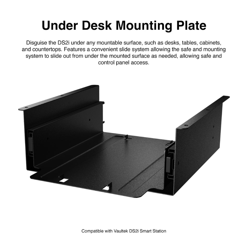 Vaultek DS2e/DS2i Smart Station Under Desk Mount | All Security Equipment