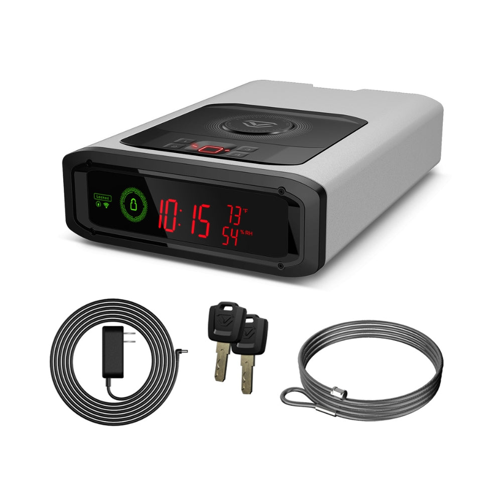 Vaultek DS2i Smart Station ViSN Biometric Safe in Alpine White | All Security Equipment