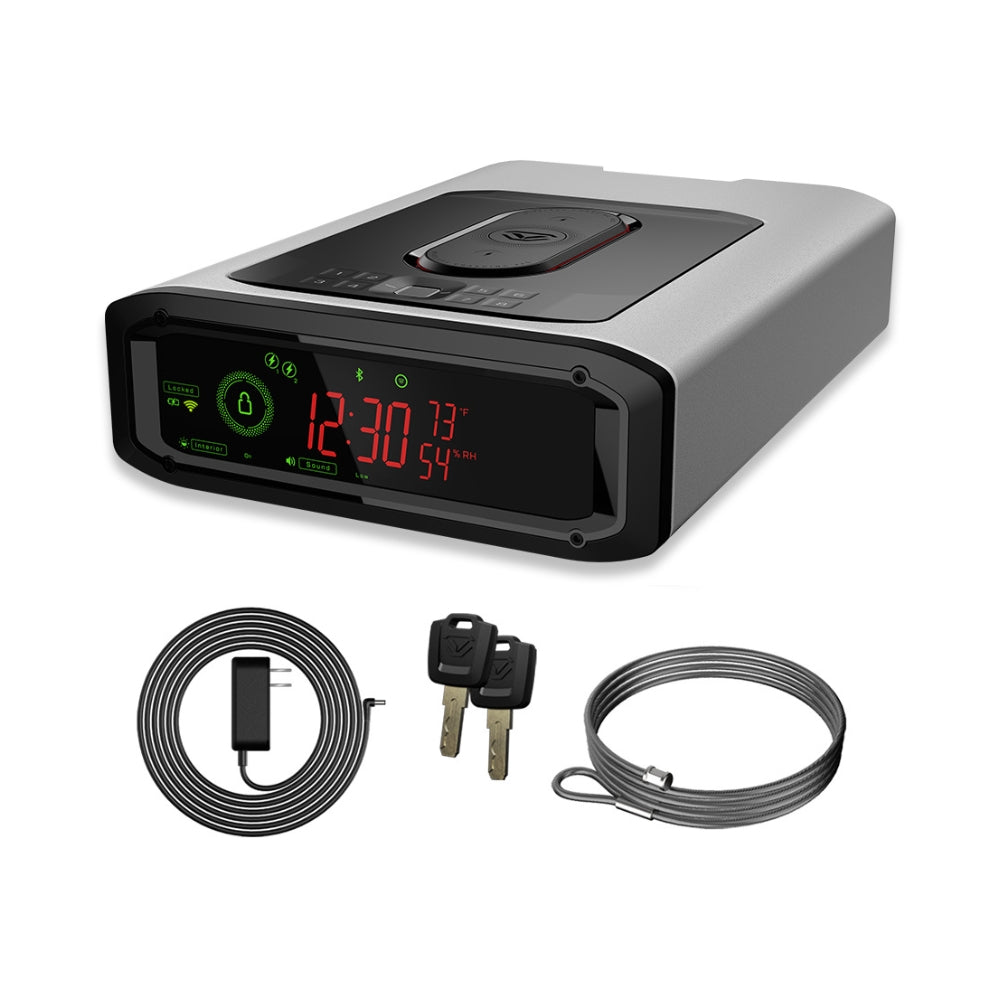 Vaultek DS5i Smart Station ViSN Biometric Safe in Alpine White | All Security Equipment