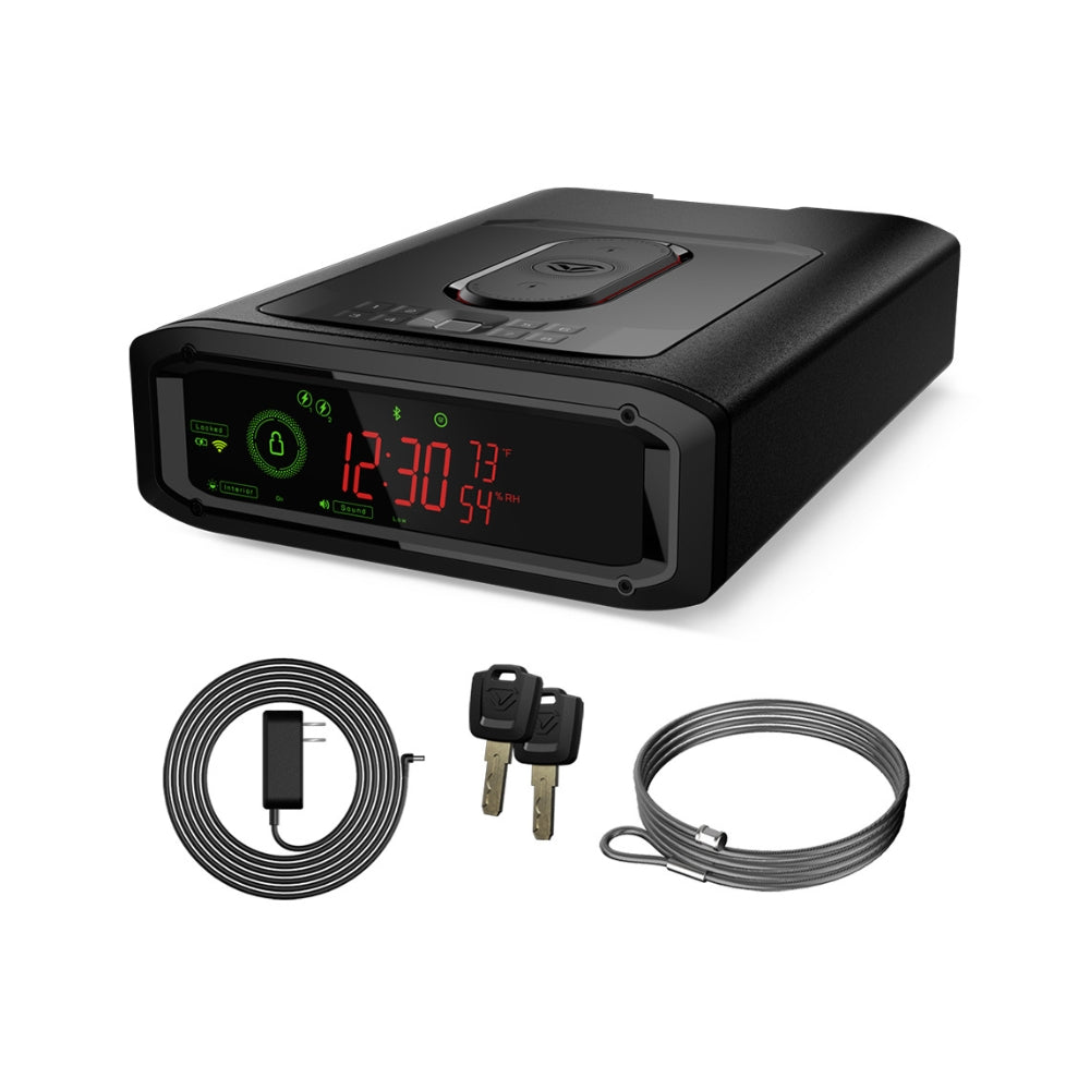 Vaultek DS5i Smart Station ViSN Biometric Safe in Covert Black | All Security Equipment