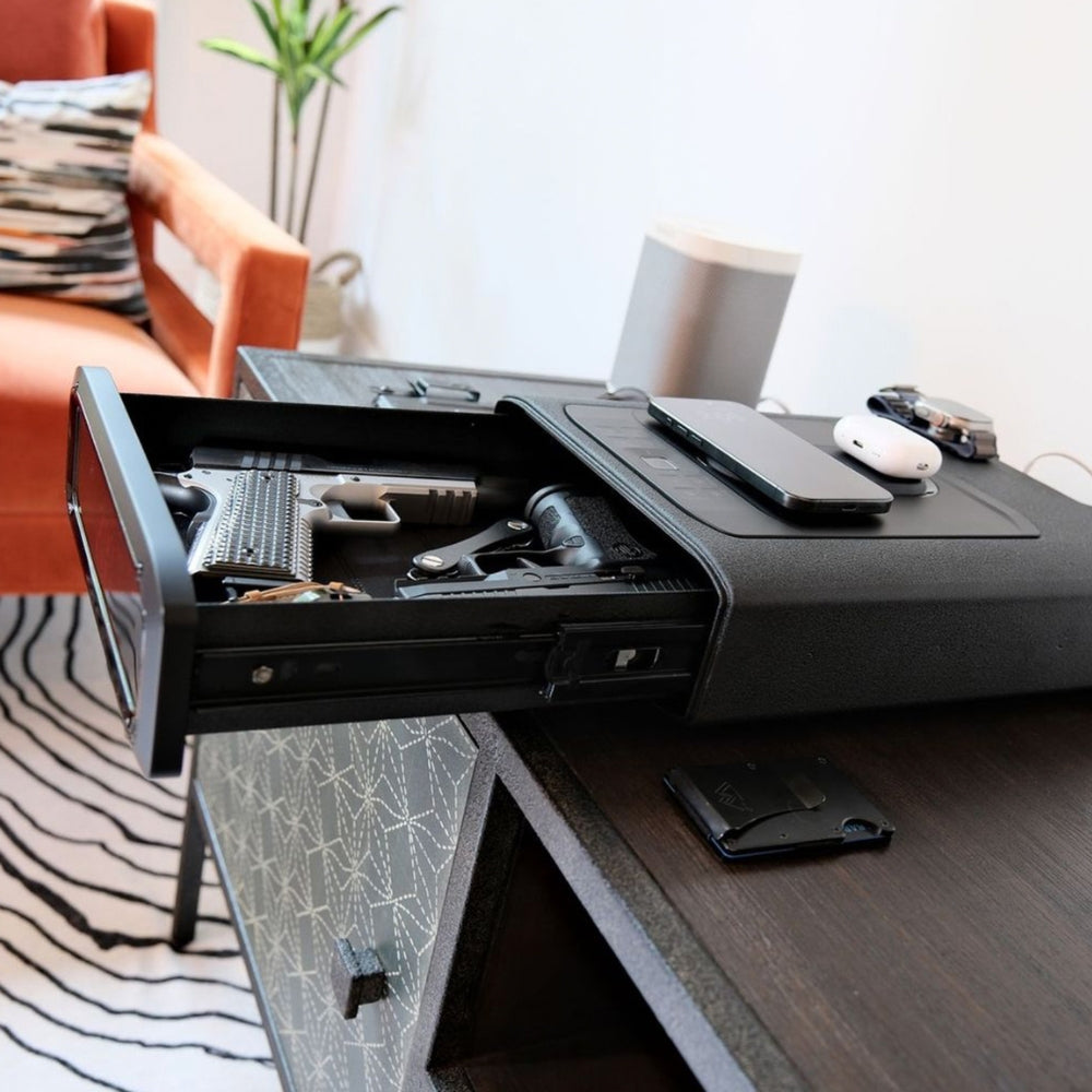 Vaultek DS5i Smart Station ViSN Biometric Safe in Covert Black | NDS5i-BK