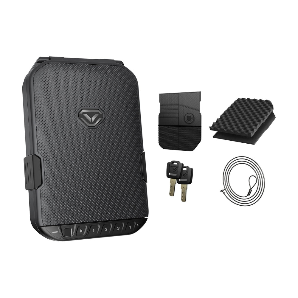 Vaultek LifePod 10 Biometric Portable Travel Lockbox in Titanium Gray | All Security Equipment