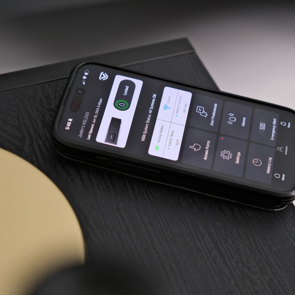 Vaultek RS Slider ViSN Biometric Safe NSL200i-BK