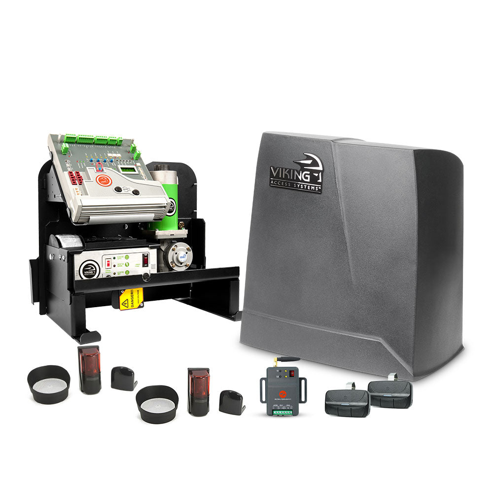 Viking K2 Residential Slide Gate Operator Complete Kit VA-K2SPS-KIT