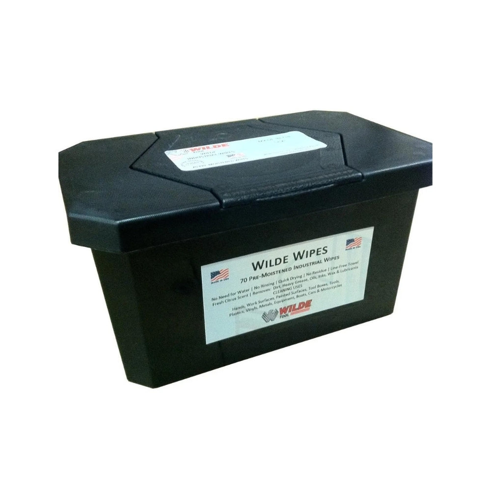 Wilde Industrial Wipes - 8″ x 7″ Pre-Moistened 70Box 13300BB