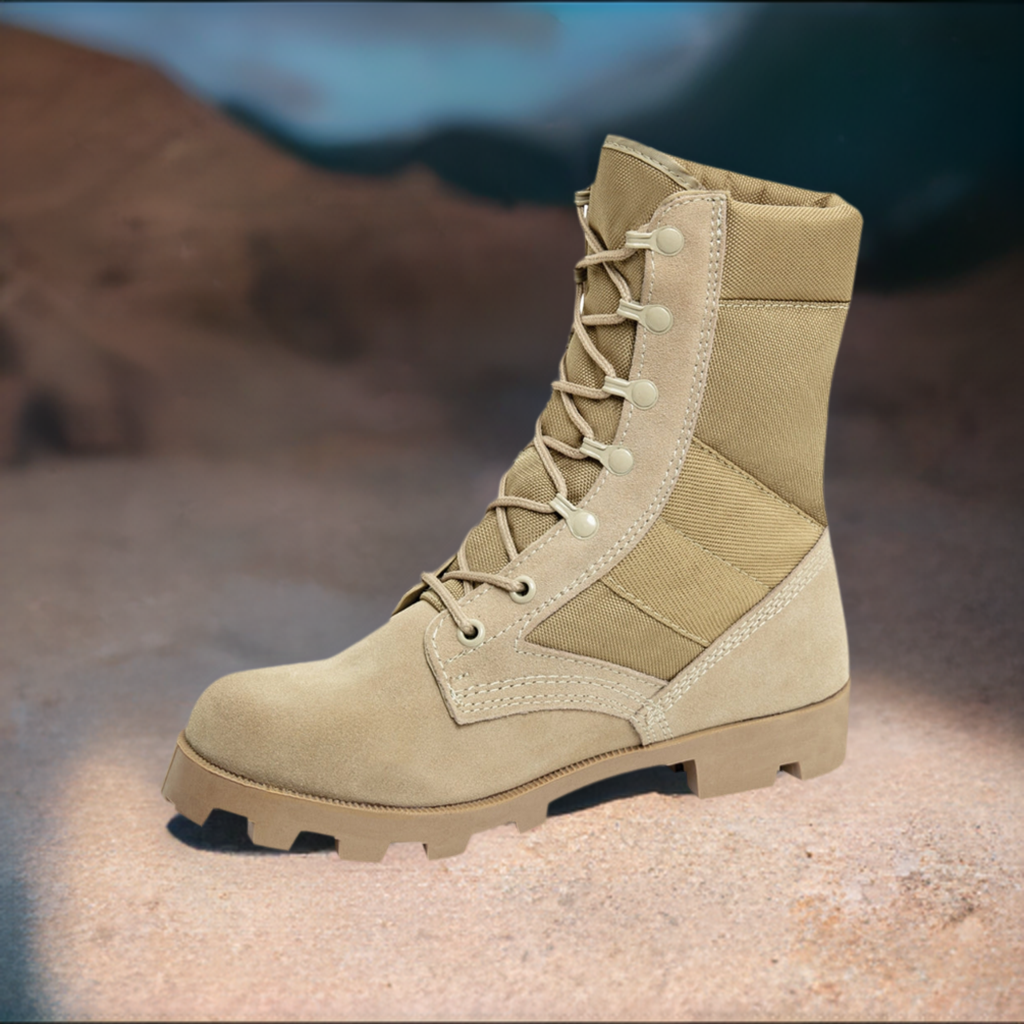 Rothco G.I. Type Speedlace Combat / Jungle Boot - 8 Inch (Desert Tan) - 1