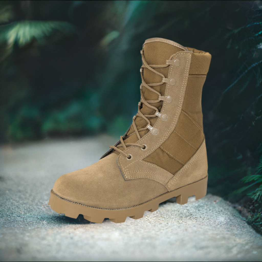 Rothco G.I. Type Speedlace Combat Jungle Boot 8 Inch AR 670 1 Coyote Brown