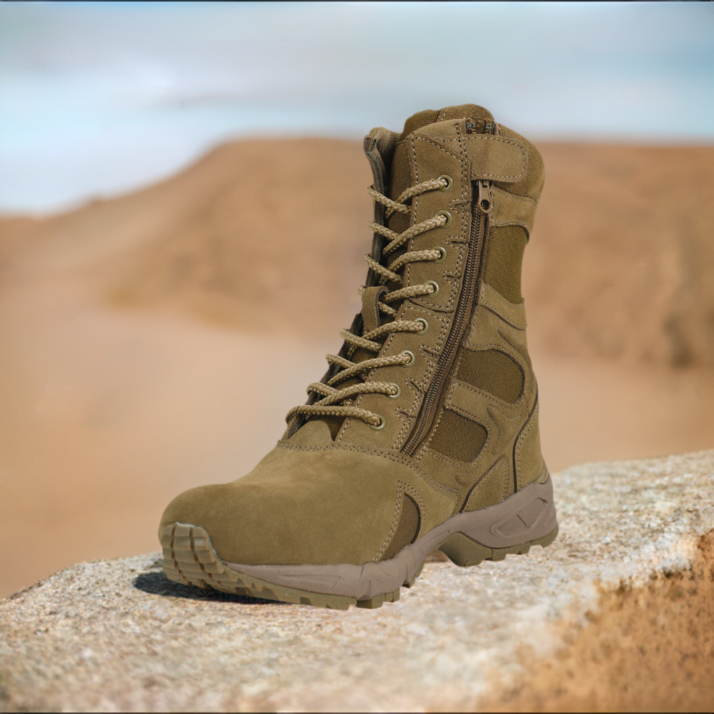 Zipper combat boots deals