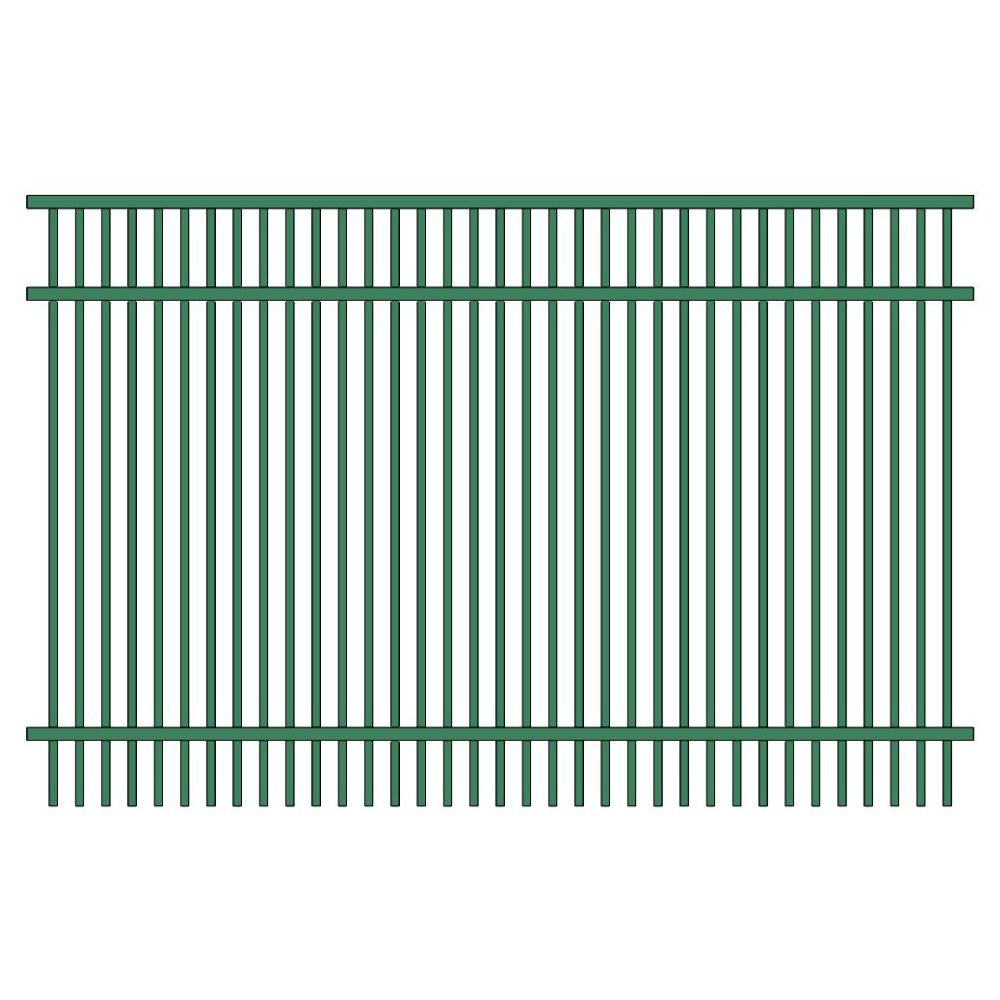 Commercial Fence 6’ H x 6’ W Aluminum Long Islander Style - iDeal