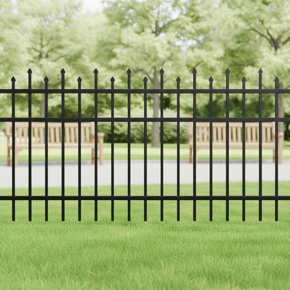Parkway Fence 6’ H x 6’ W Aluminum California Style - iDeal