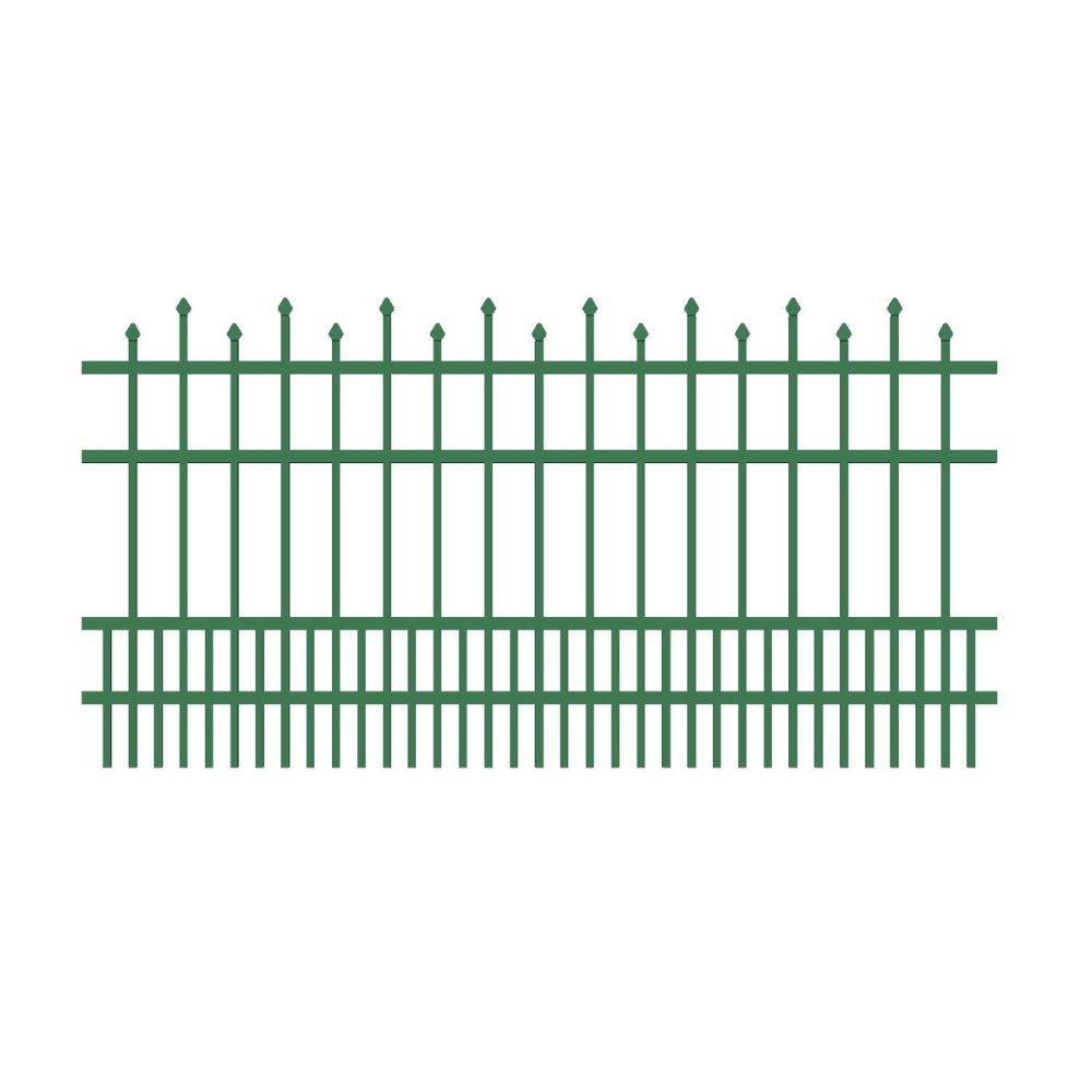 Residential Fence 3.5’ H x 6’ W Aluminum California Style - iDeal