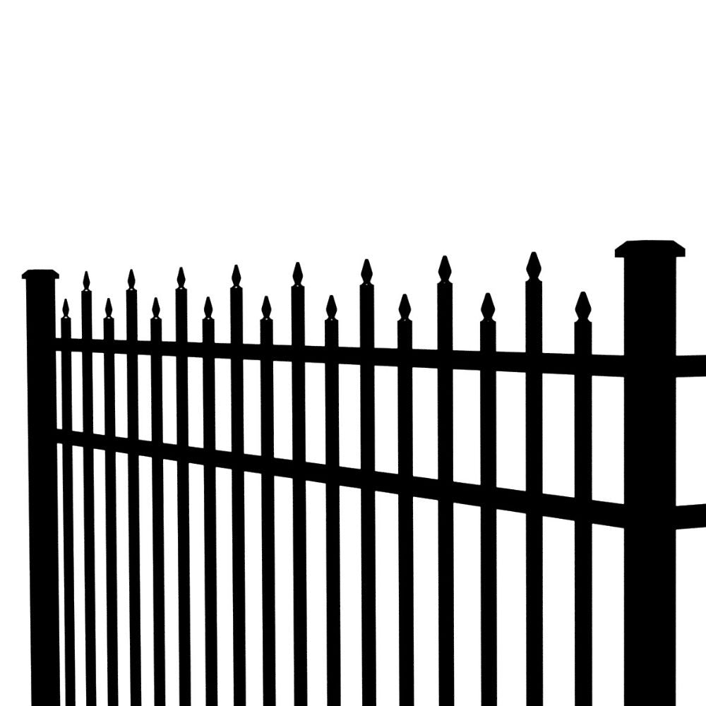 Residential Fence 3’ H x 6’ W Aluminum California Style - iDeal