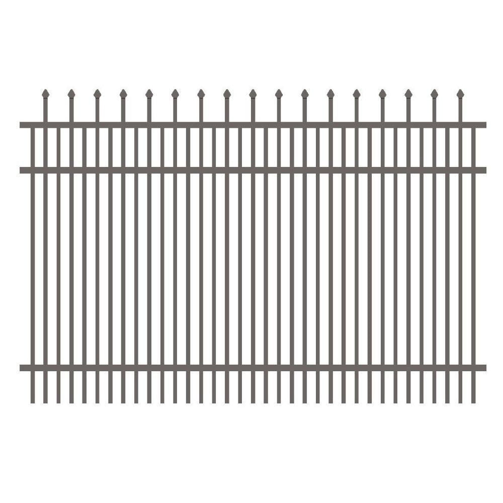 Residential Fence 4’ H x 6’ W Aluminum Maine Style - iDeal
