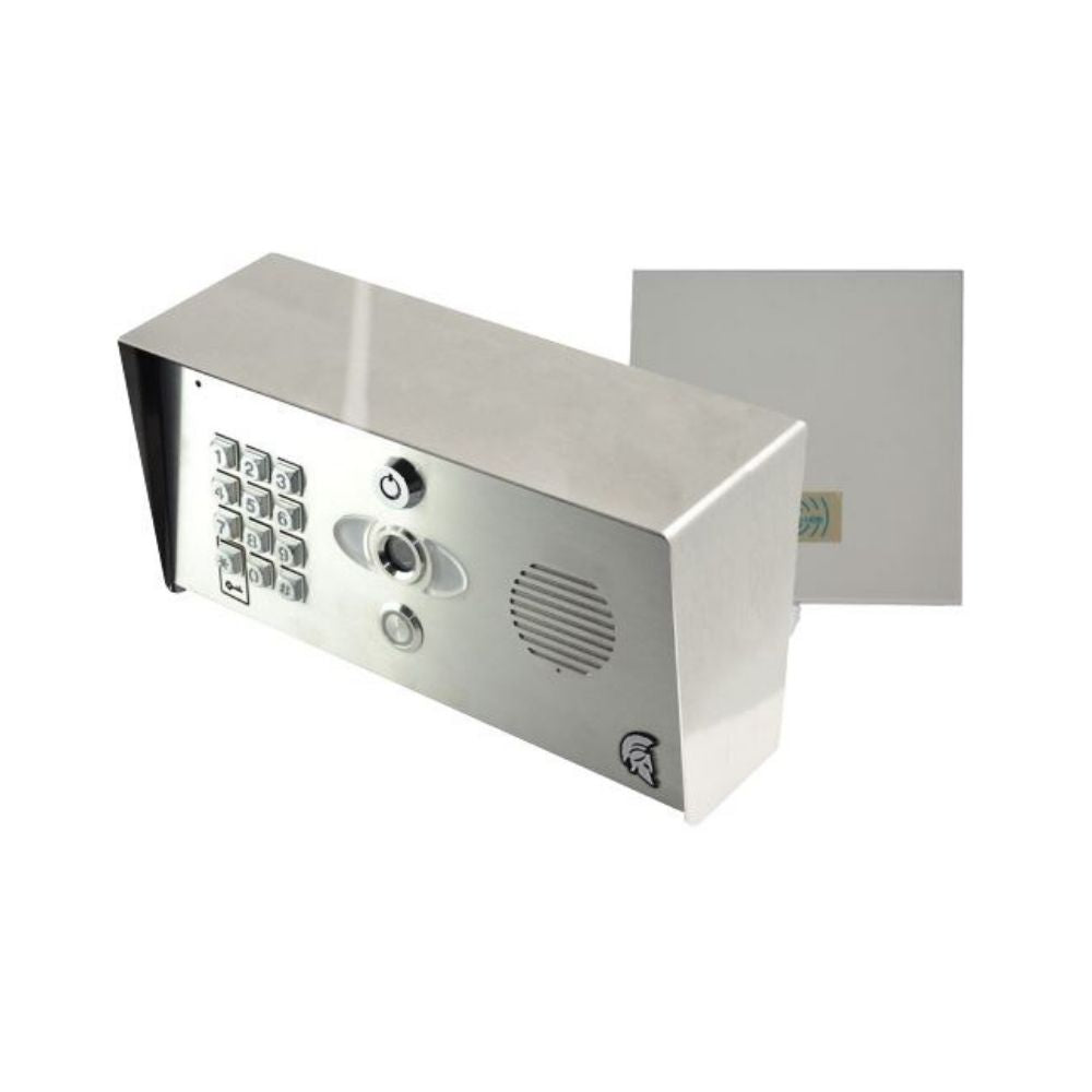 AES Pedestal IP Intercom + Keypad (Stainless) PRAE-IP-PSK-US