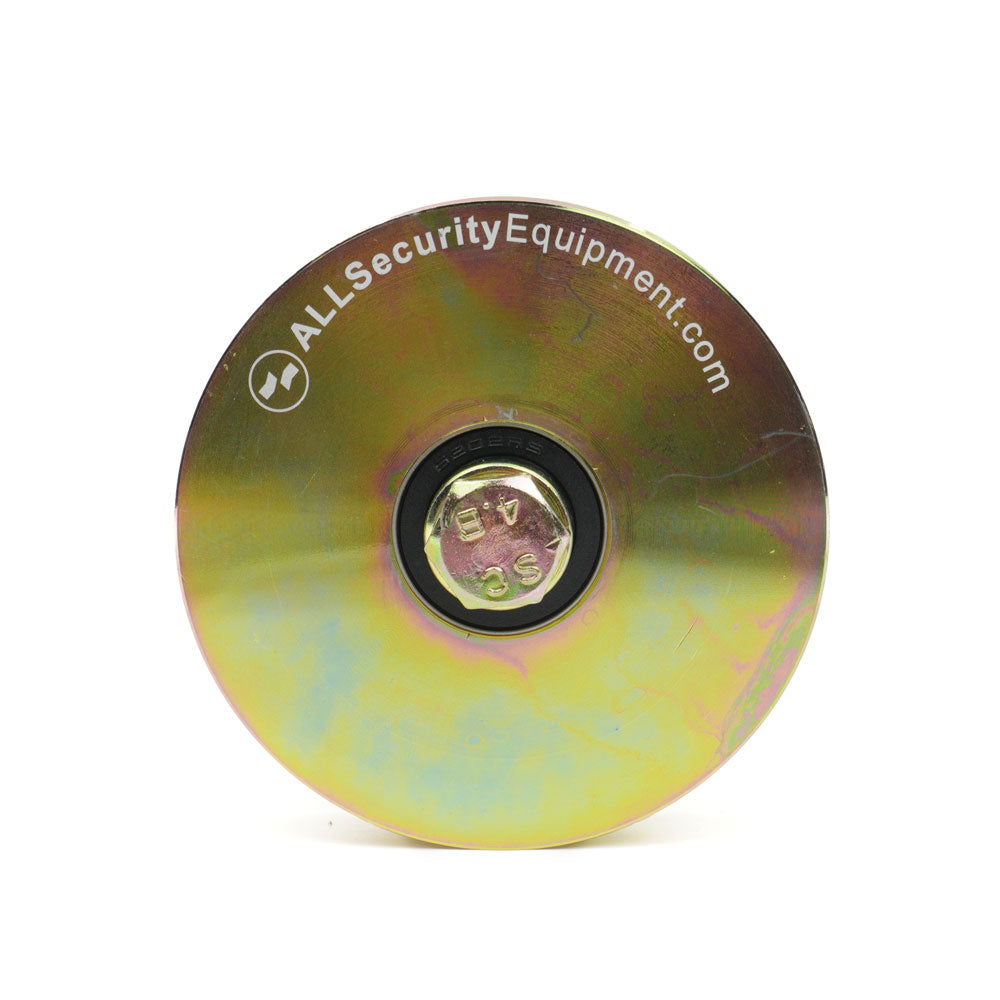 4 inch Heavy-Duty V-Groove Wheel FAS-RM-WHL-4-GLD | All Security Equipment 3/3
