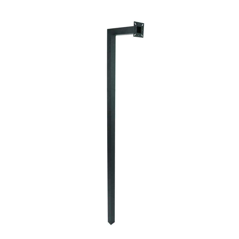 ASE Direct Burial Aluminum 72" Black Pedestal FAS-PEDBURIAL | All Security Equipment