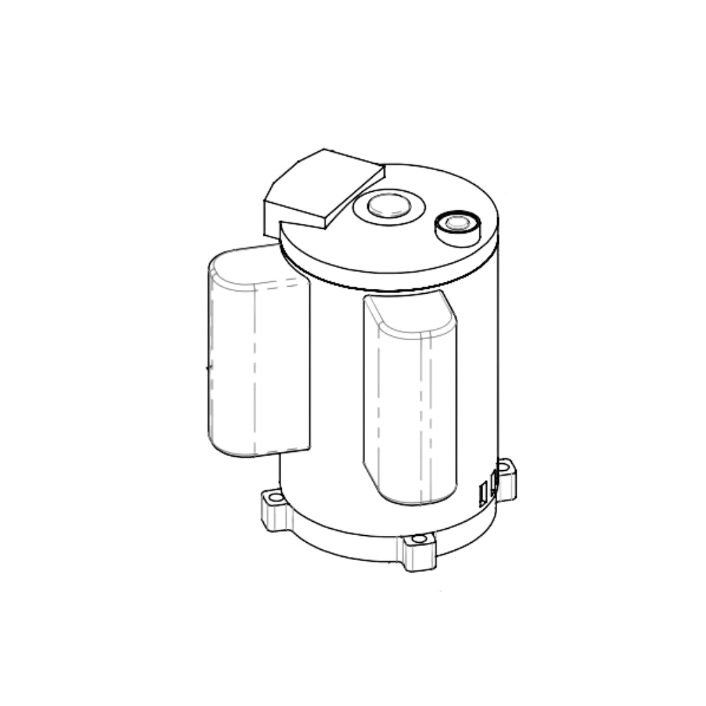 All-O-Matic 1HP AC Motor Dual Cap Electric Lesson C-Face MTR-1100