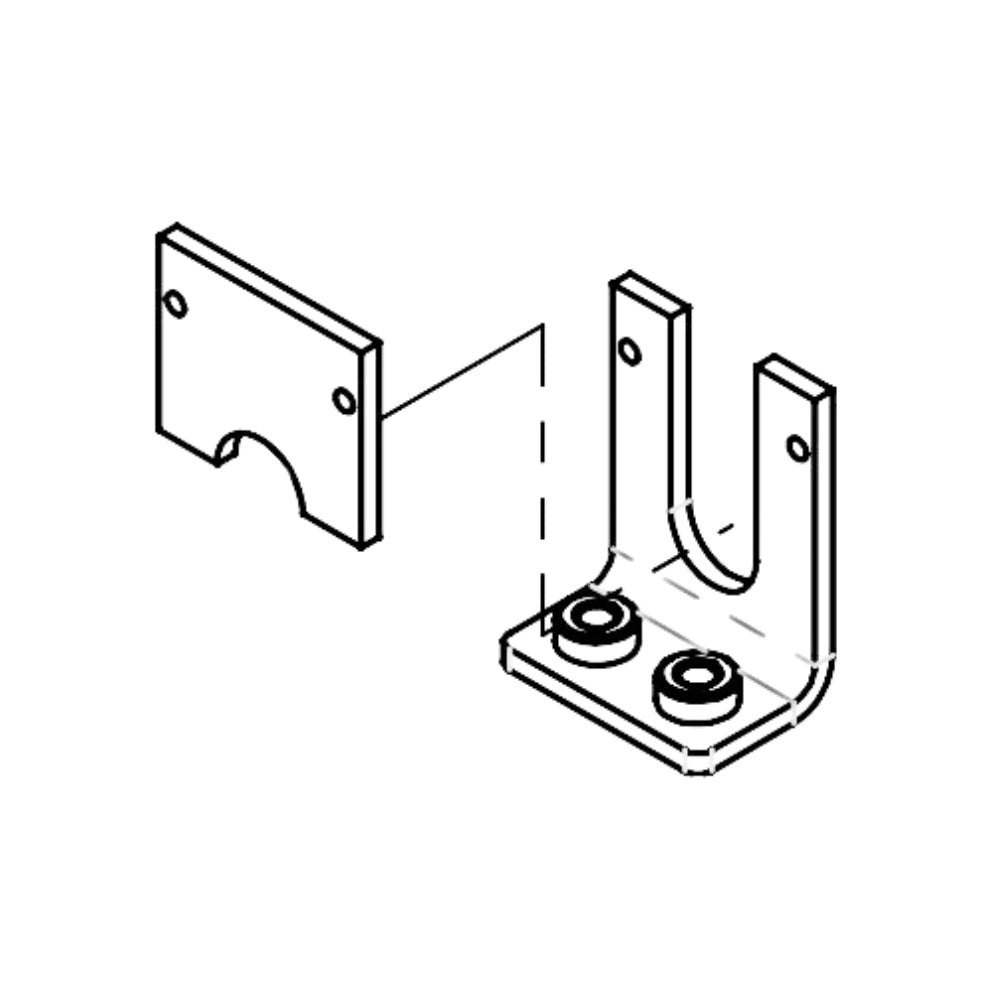All-O-Matic Foot Pedal Split Bracket for SL-90DC HSB-90FP