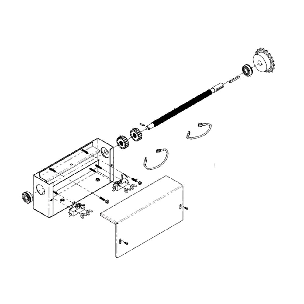 All-O-Matic Limit Shaft And Switch Box Assembly LSB-AY175