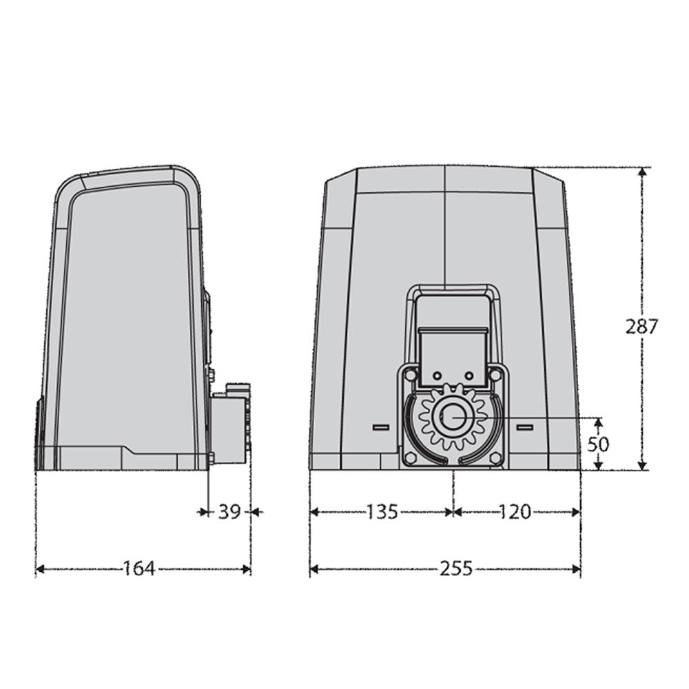 BFT Deimos BT A400 120V Slide Gate Operator Kit | FASDEIMOSKIT