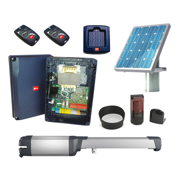 BFT Phobos BT A40 Solar Swing Gate Opener Kit | 38006310764717